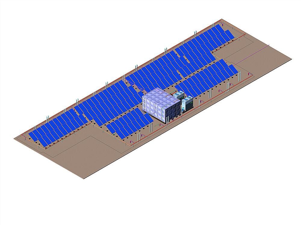 太陽能(néng)空氣源熱泵熱水工(gōng)程機組的設計、安(ān)裝(zhuāng)、計算詳解